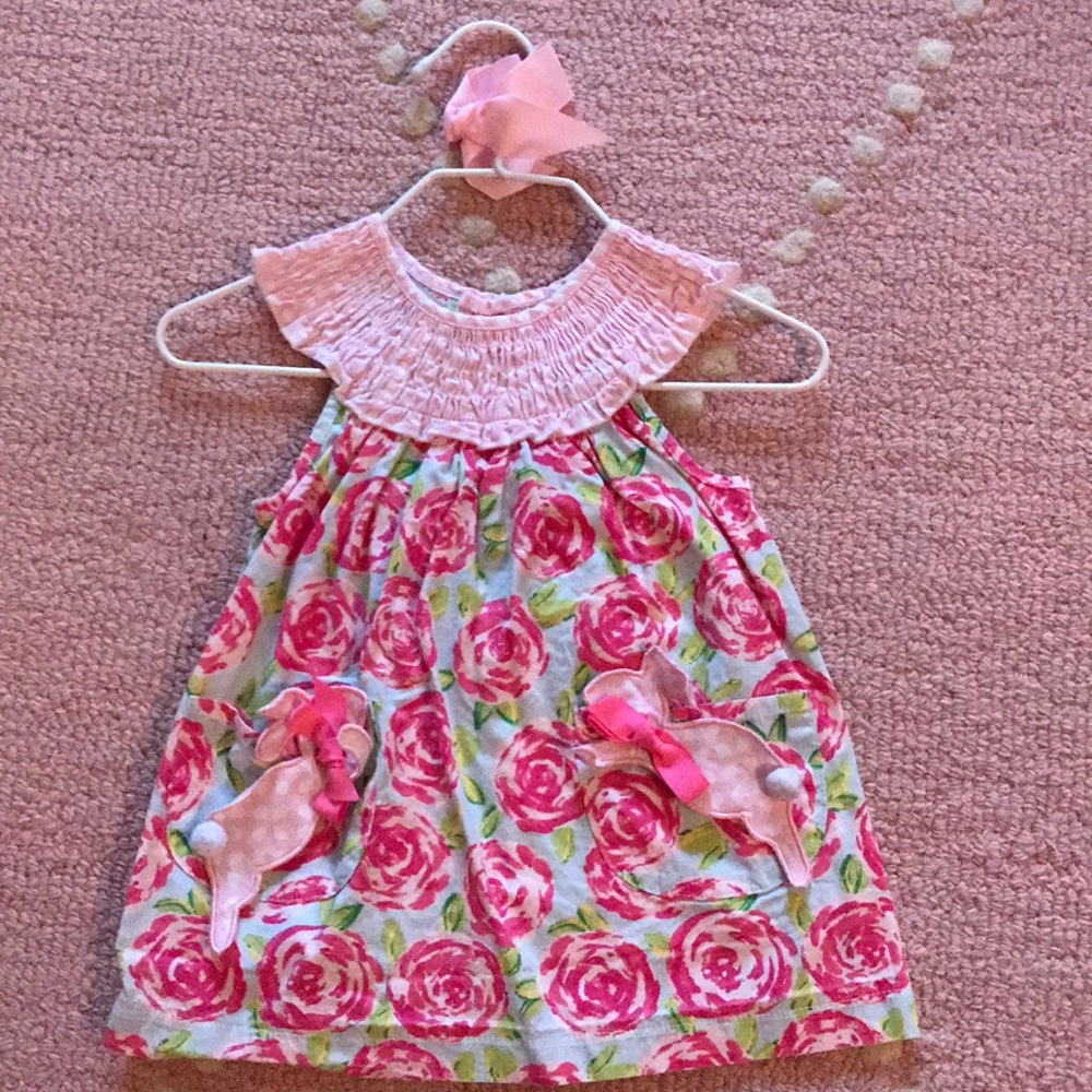 Mudpie Easter Bunny Dress